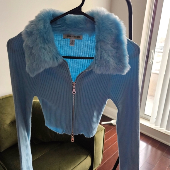 Zip Front Crop Cardigan - Picture 5 of 5